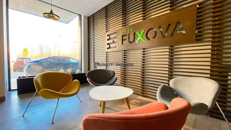 NEW BRAND BUILDING FUXOVA (F2) | DESIGN TWO-ROOM APARTMENT FOR RENT